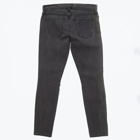 Current/Elliott Black Lace Detail Skinny Jeans Size 28 - Picture 2 of 7